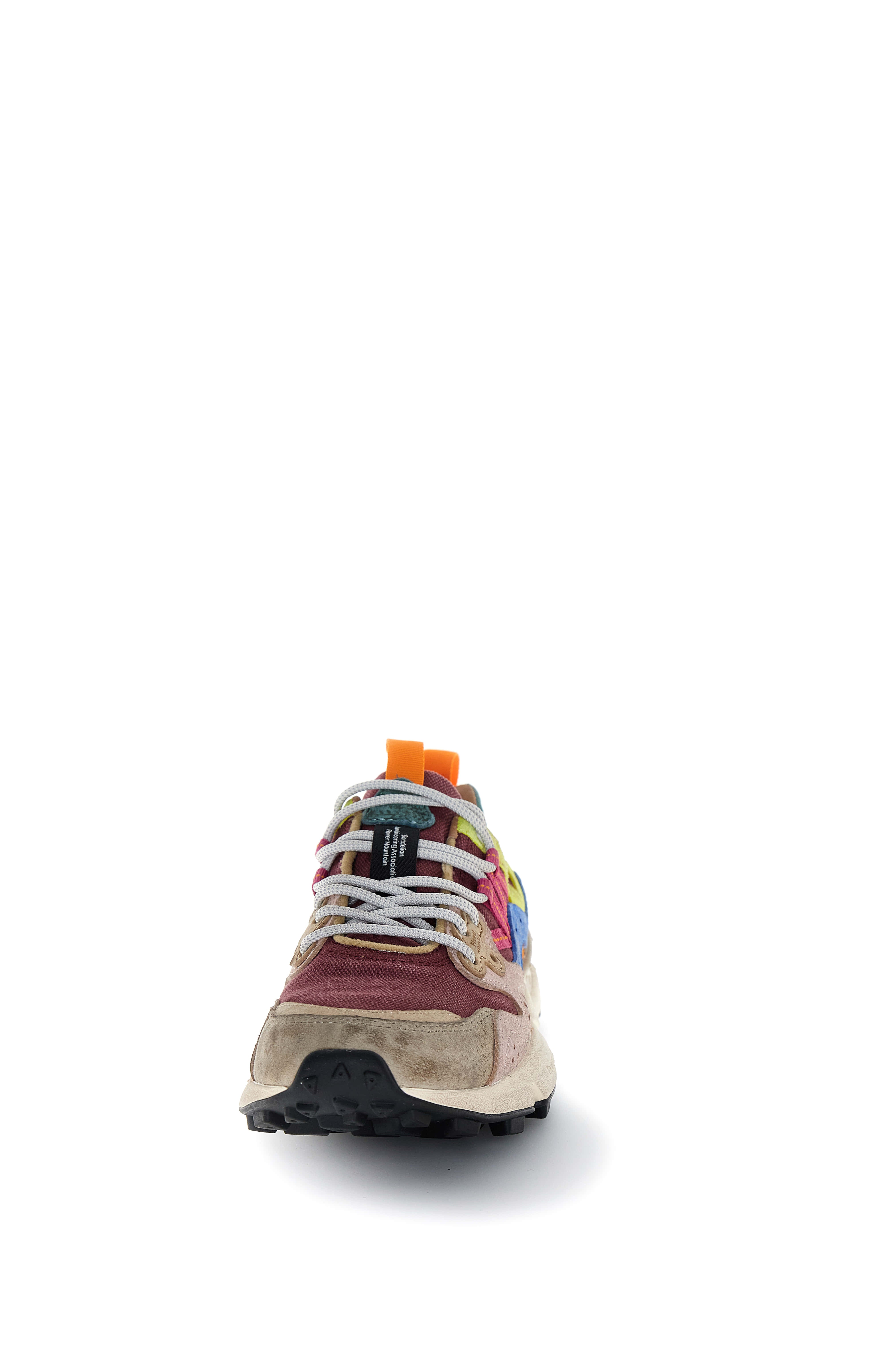 Sneakers Flower Mountain light taupe brown azure sand Yamano 3