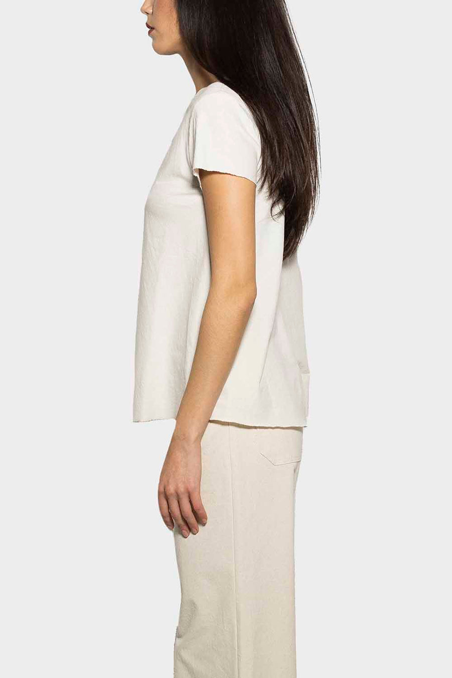 T-shirt Isabella Clementini in jersey beige i1281