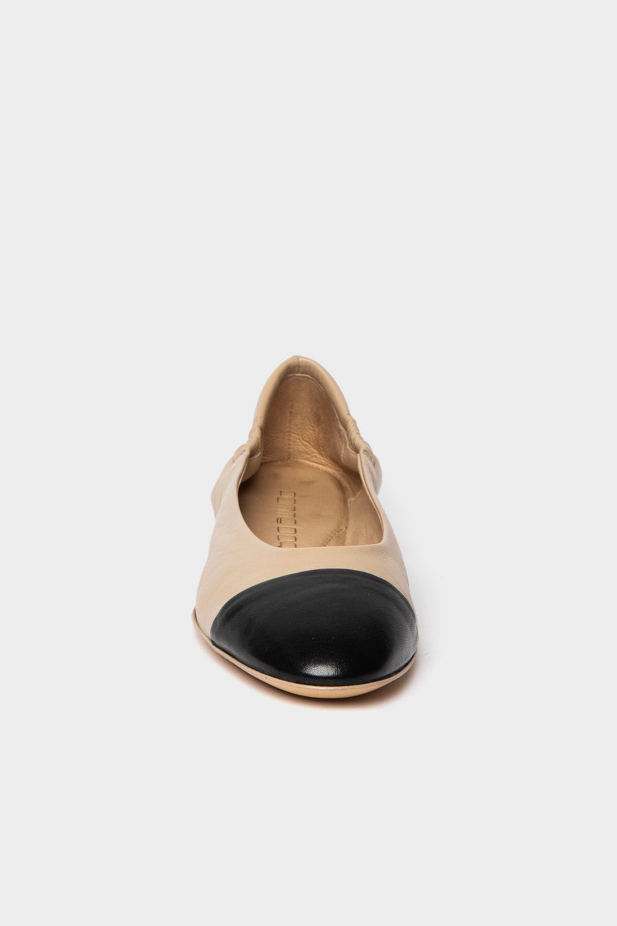 Ballerine Pomme D'Or ecru e nero 0833