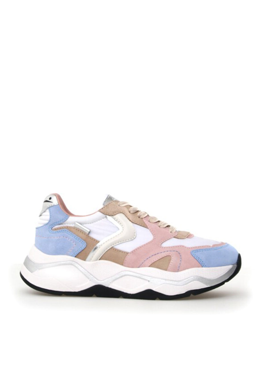 Sneakers Voile Blanche sky blue pink white club119