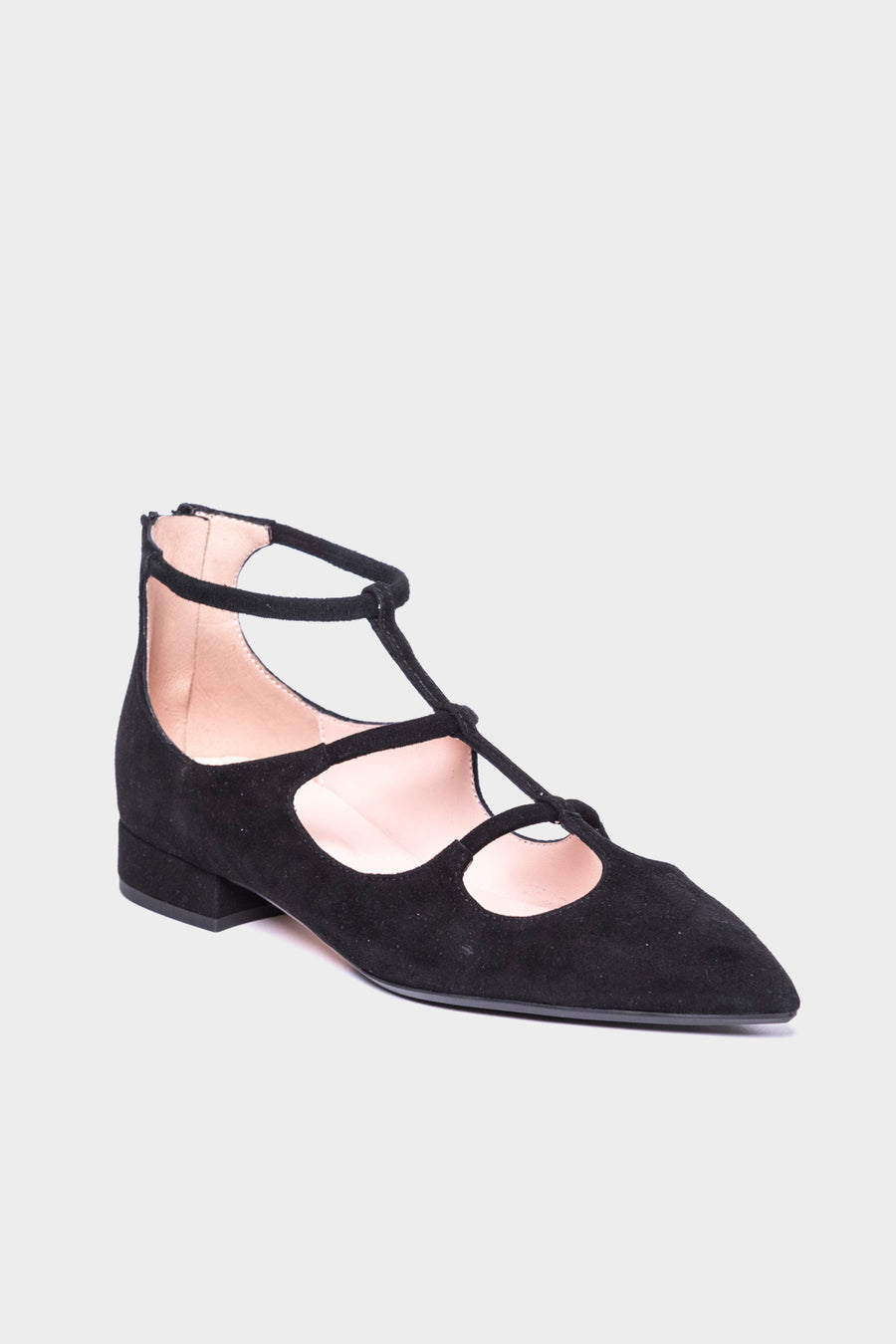 Ballerina Alexandra in camoscio nero 1755