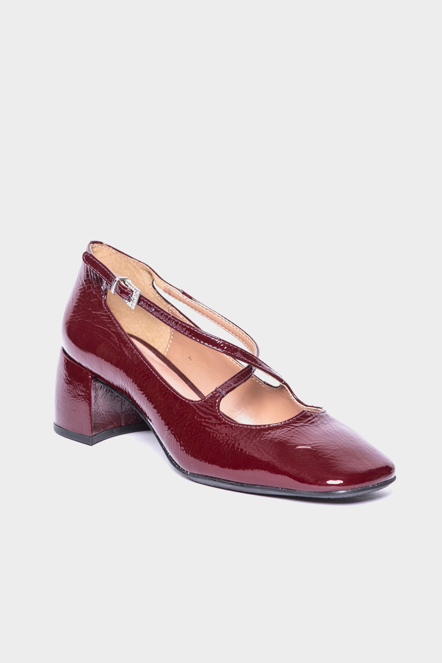 Decollete Alexandra in vernice bordeaux 2195008