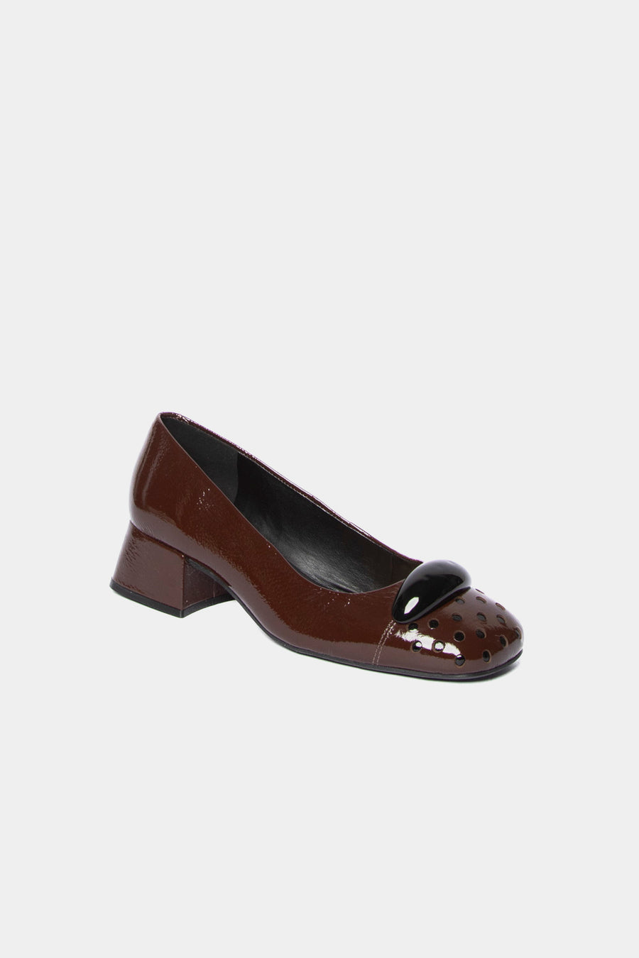 Decolletè Alexandra in vernice marrone 2655