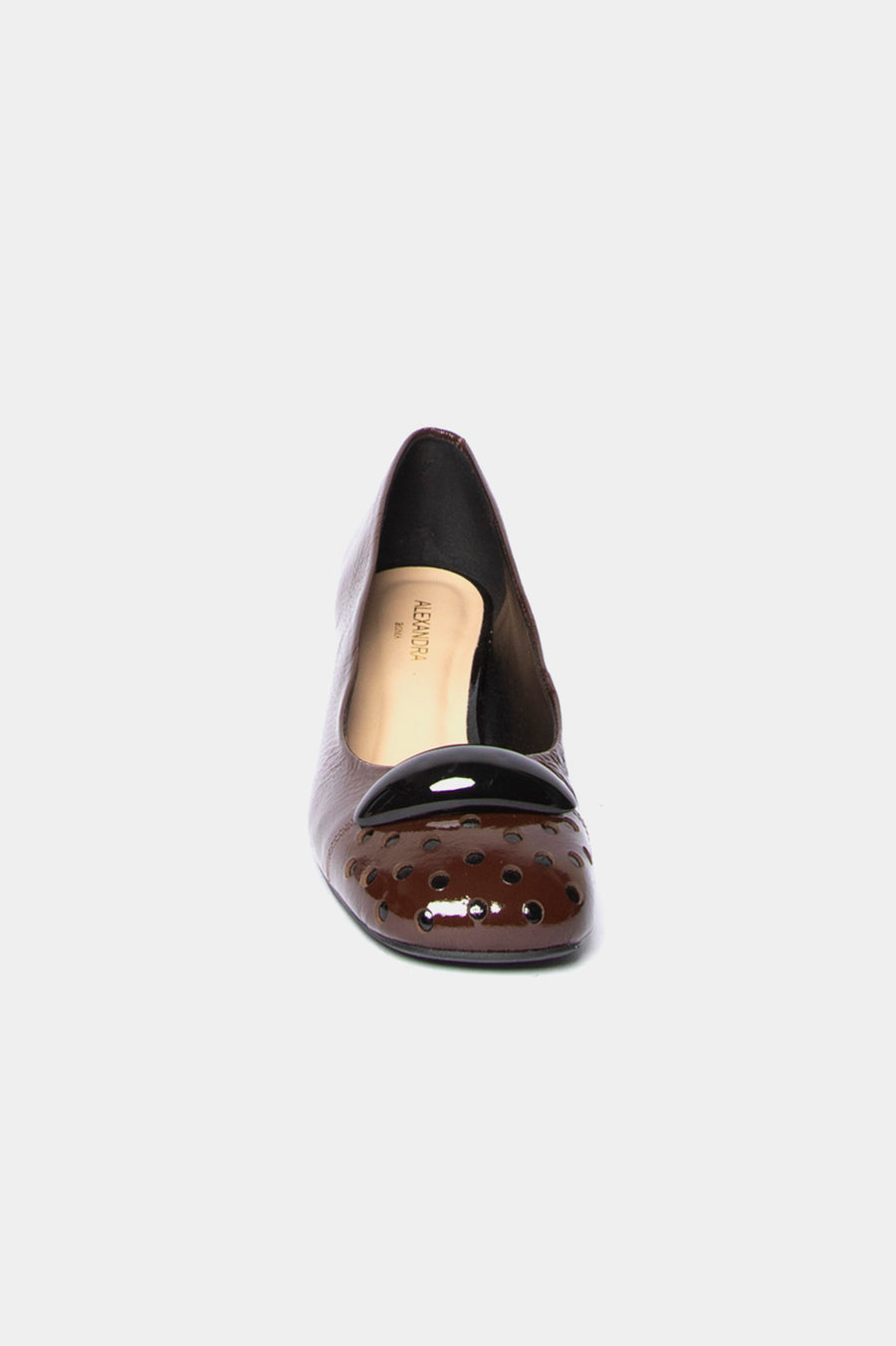 Decolletè Alexandra in vernice marrone 2655