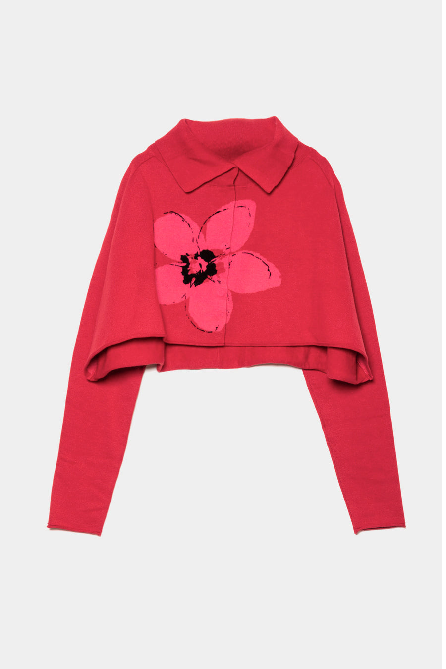 Cardigan Studio Rundholz rose jaquard 3597103