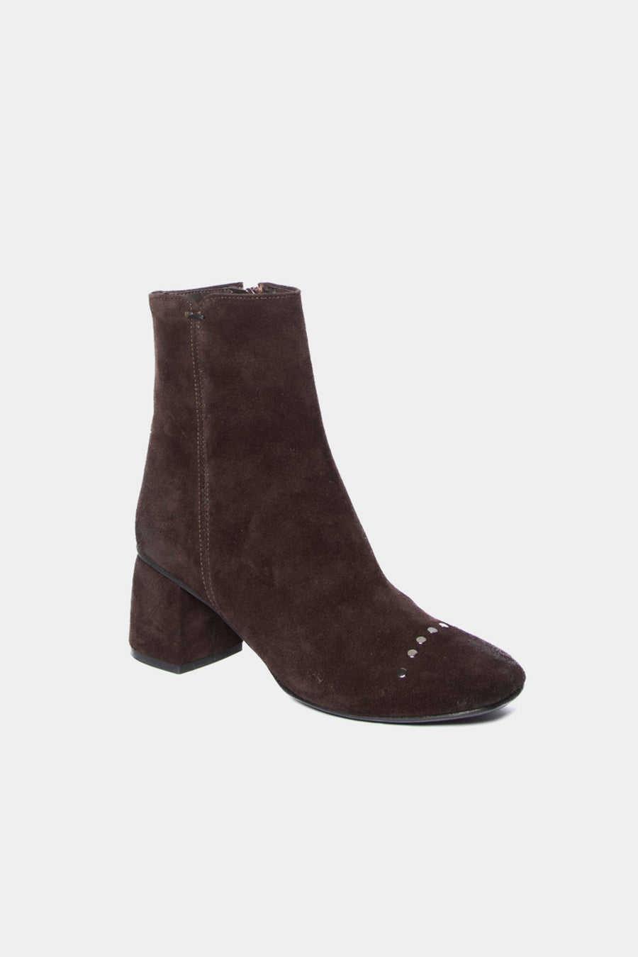 Stivaletto polacchino Alexandra in camoscio marrone 524702