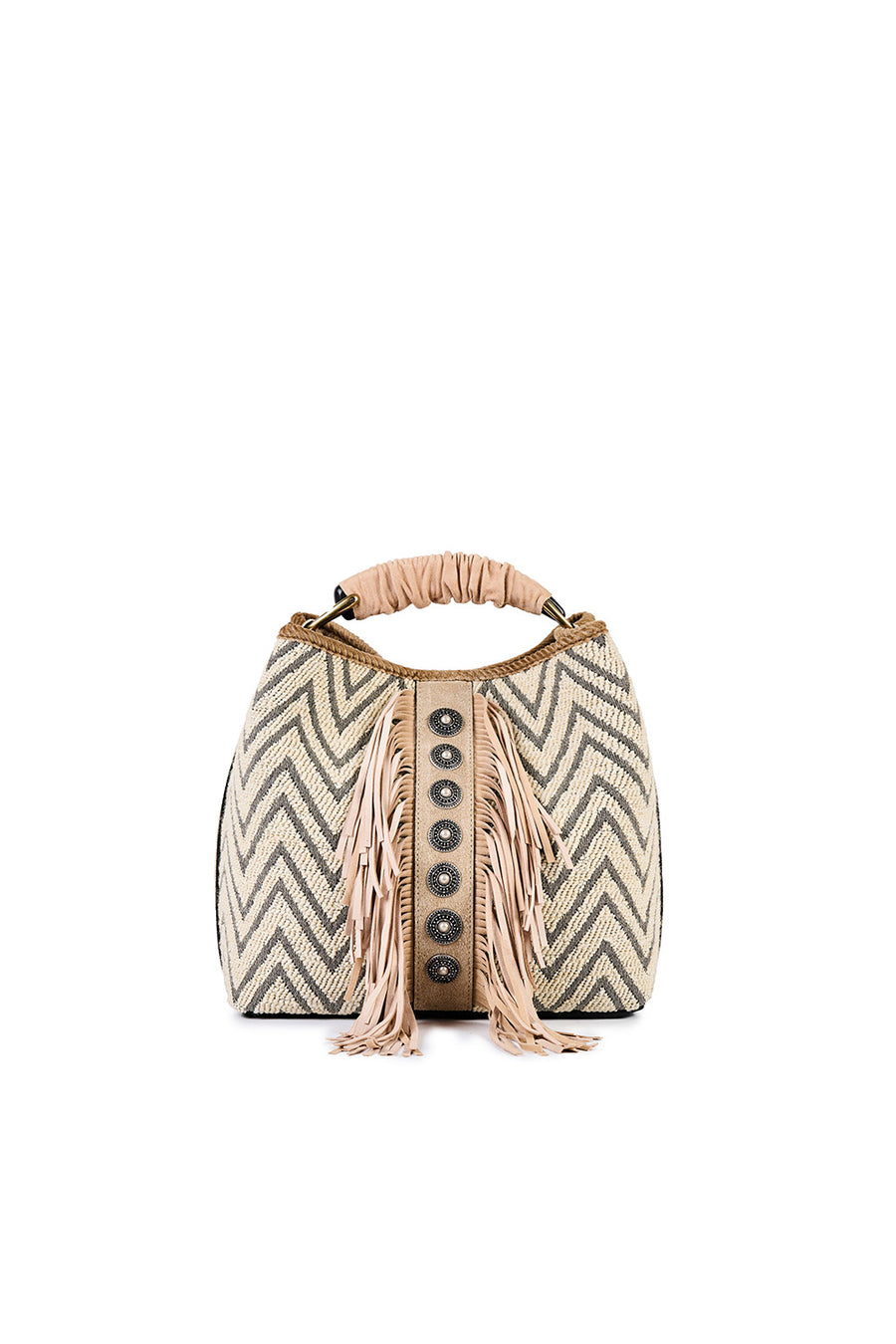 Borsa a mano Viamail Bag grigio coral hindi