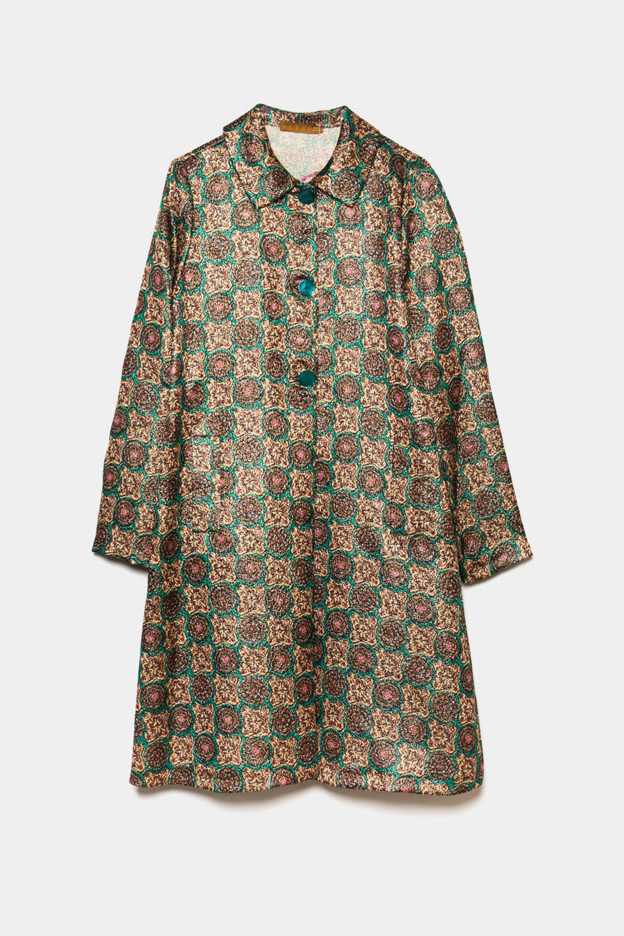 Giacca spolverino Siyu  verde nero CIRCE CLOQUE 866