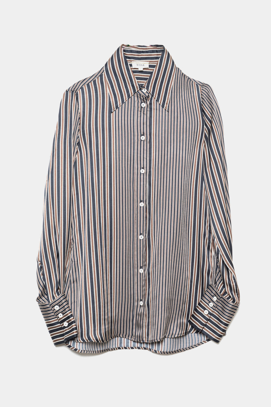 Camicia Diega nero camel cilva 10704