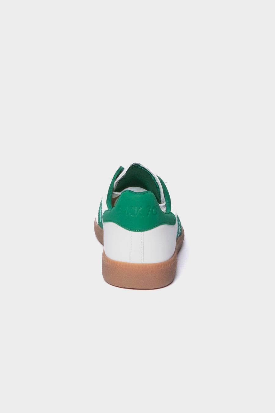 Sneakers Back70 in pelle white green CLOUD