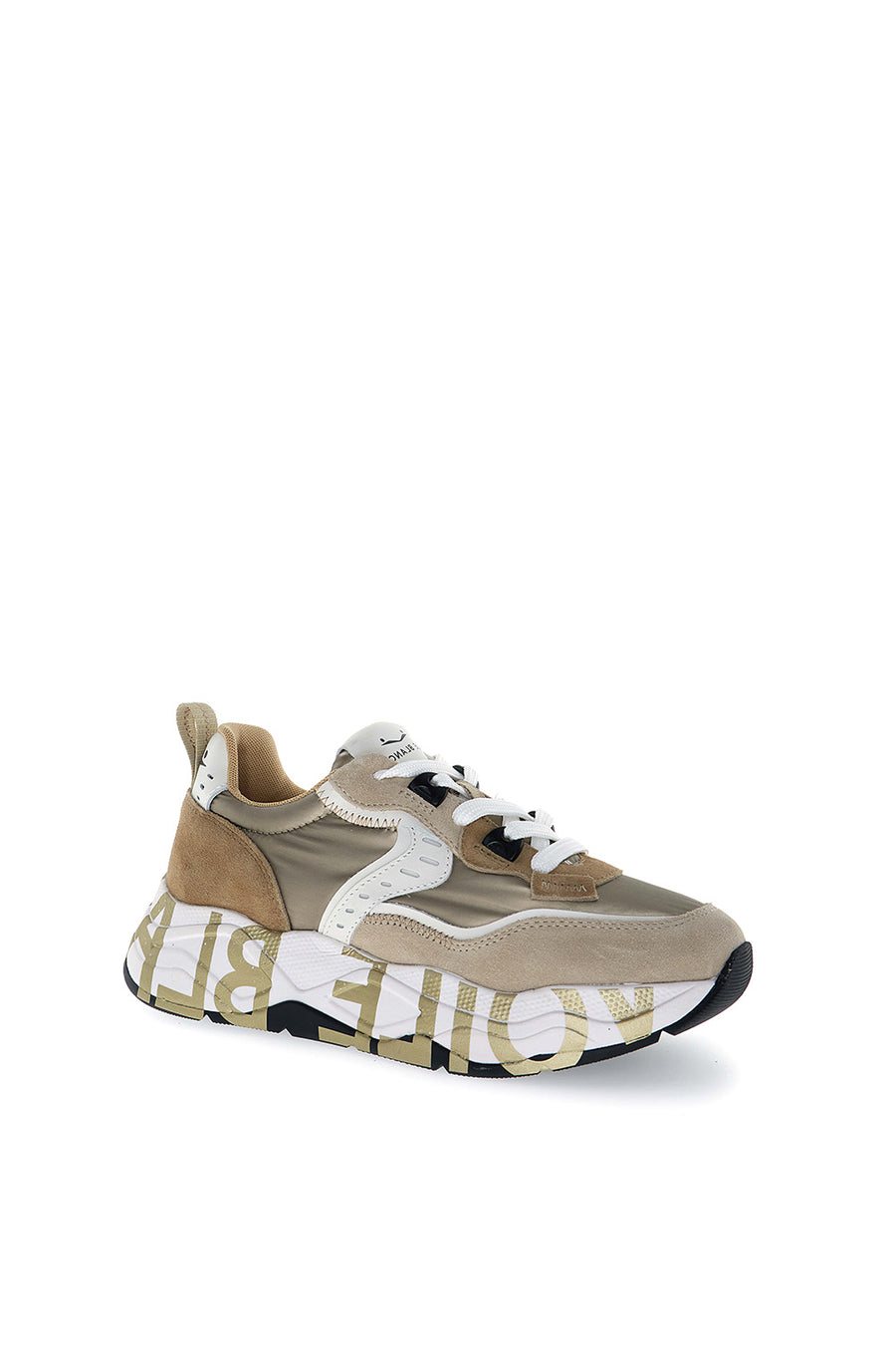 Sneakers Voile Blanche light beige gold club 105