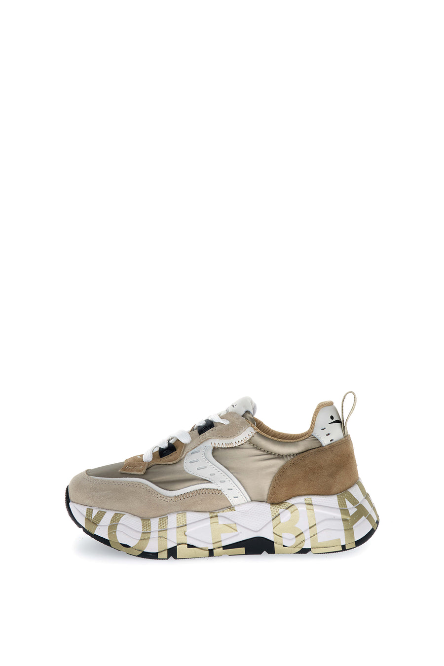 Sneakers Voile Blanche light beige gold club 105