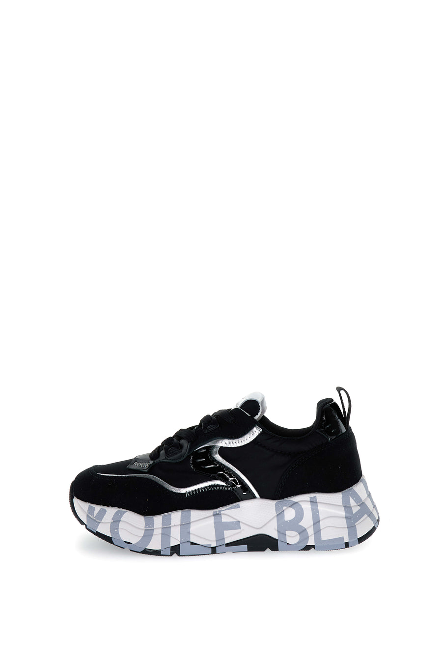 Sneakers Voile Blanche black silver club 105