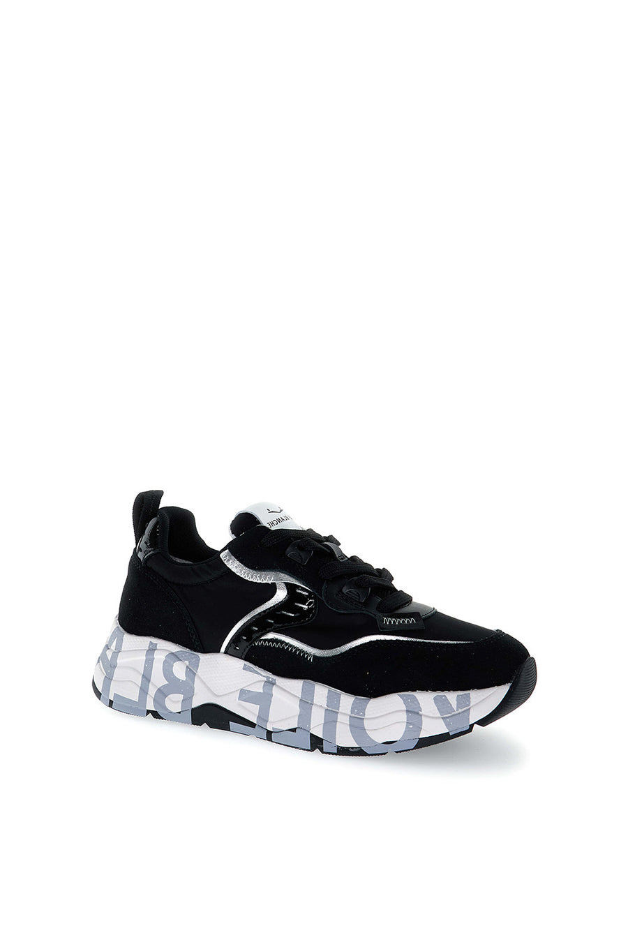 Sneakers Voile Blanche black silver club 105