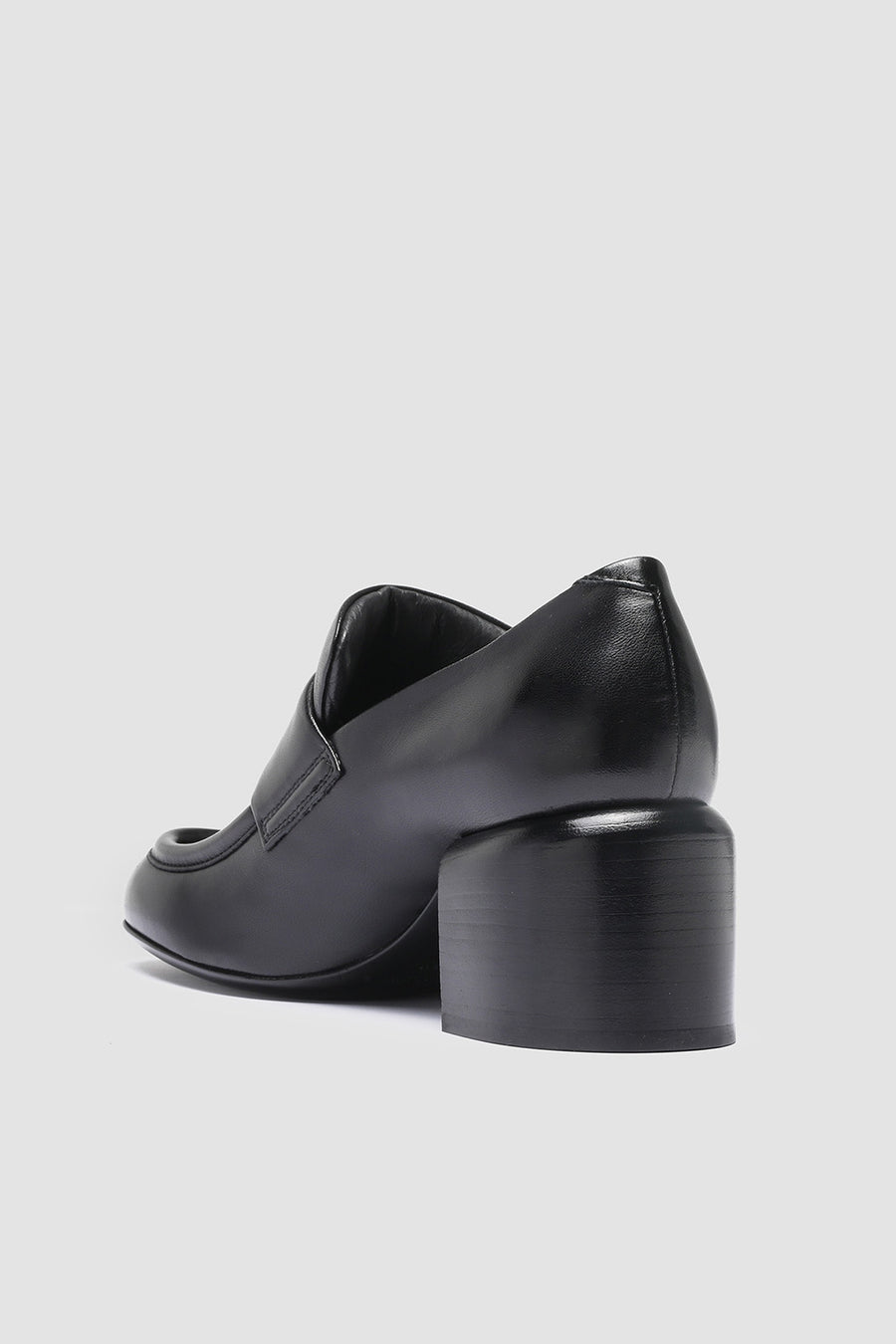 Mocassino Officine Creative in pelle nera ethel 001