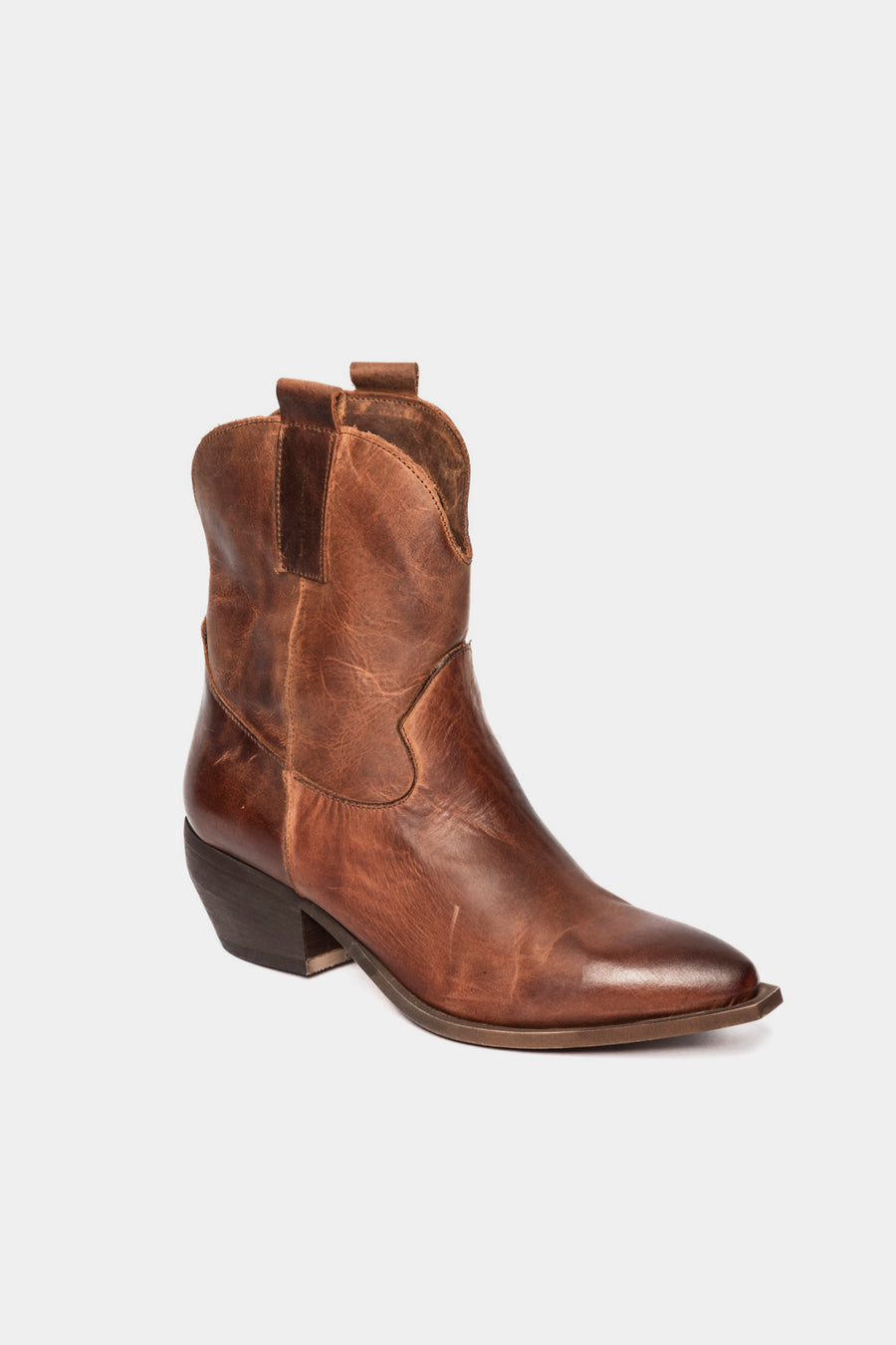 Stivaletto texano Alexandra cuoio elena 42
