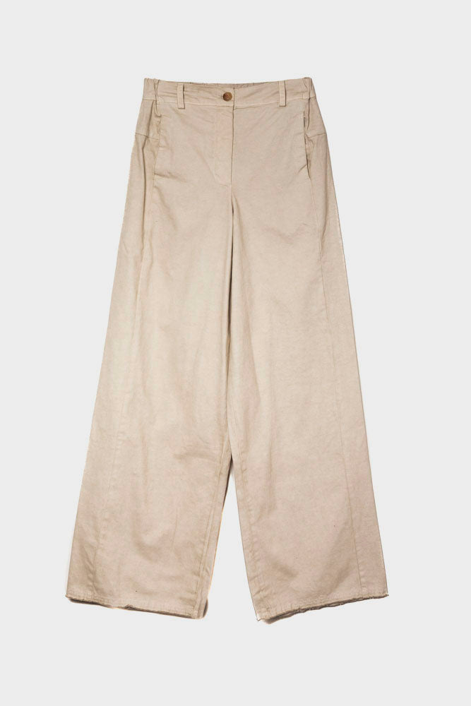 Pantalone Hannon Wessel in cotone sabbia F24341