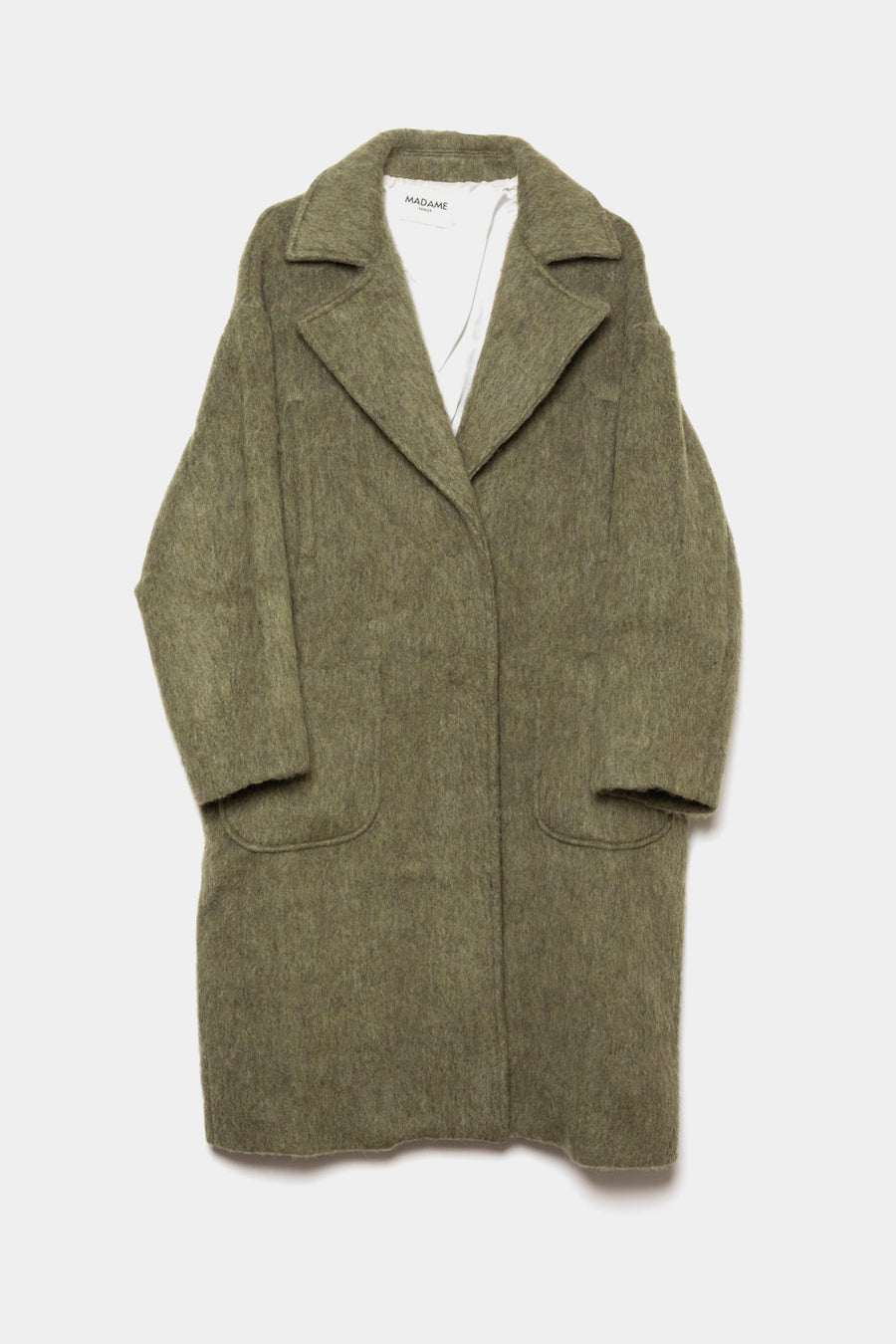 Cappotto Madame Venice olive genny