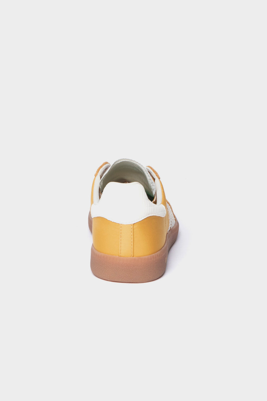 Sneakers Back70 in pelle yellow milk ghost