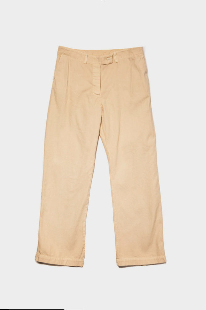 Pantalone canvas Isabella Clementini beige i652