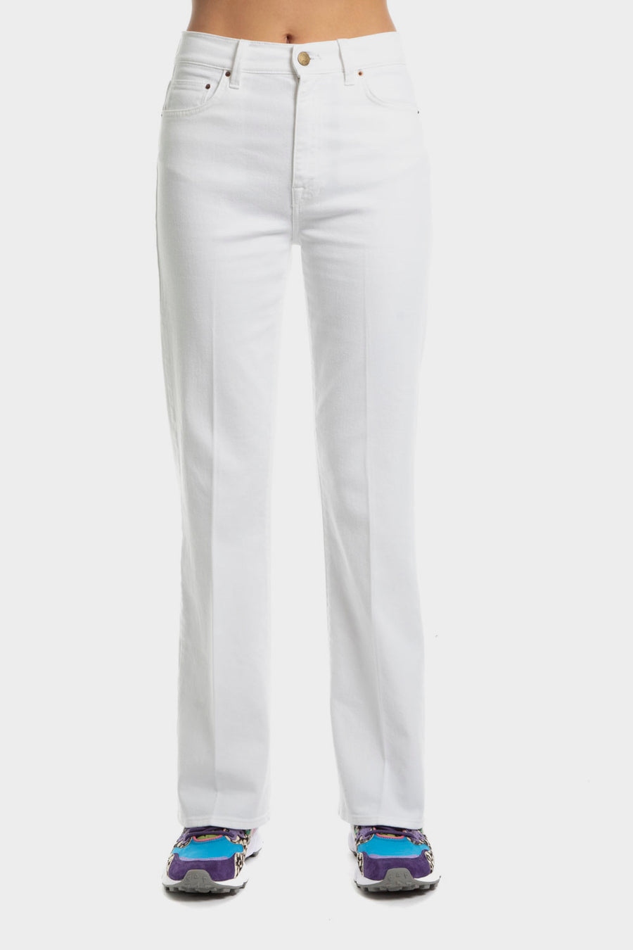 Pantalone Jeans PS bianco kate