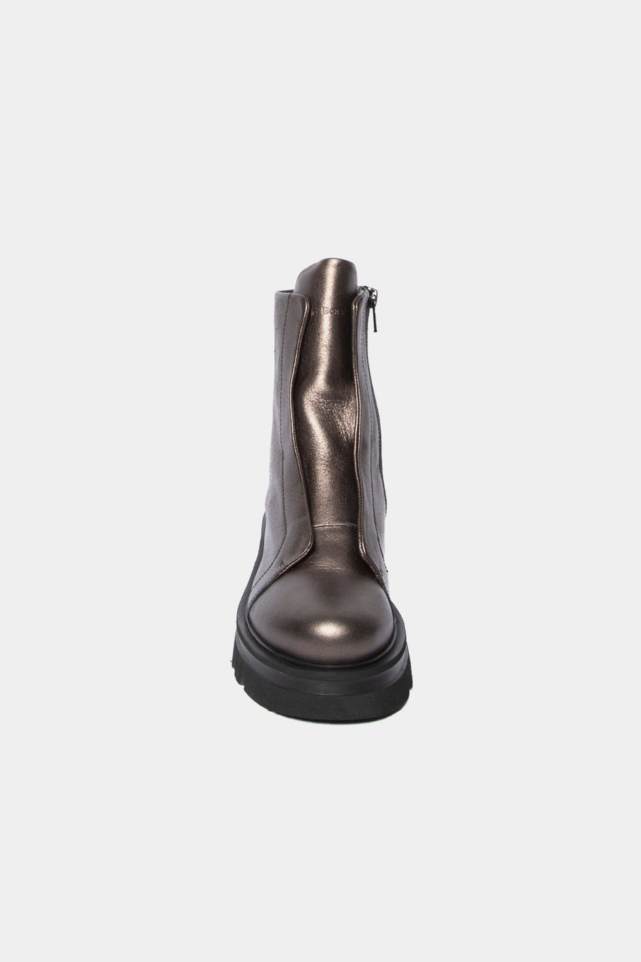 Stivaletto Patrizia Bonfanti laminato argento kuni
