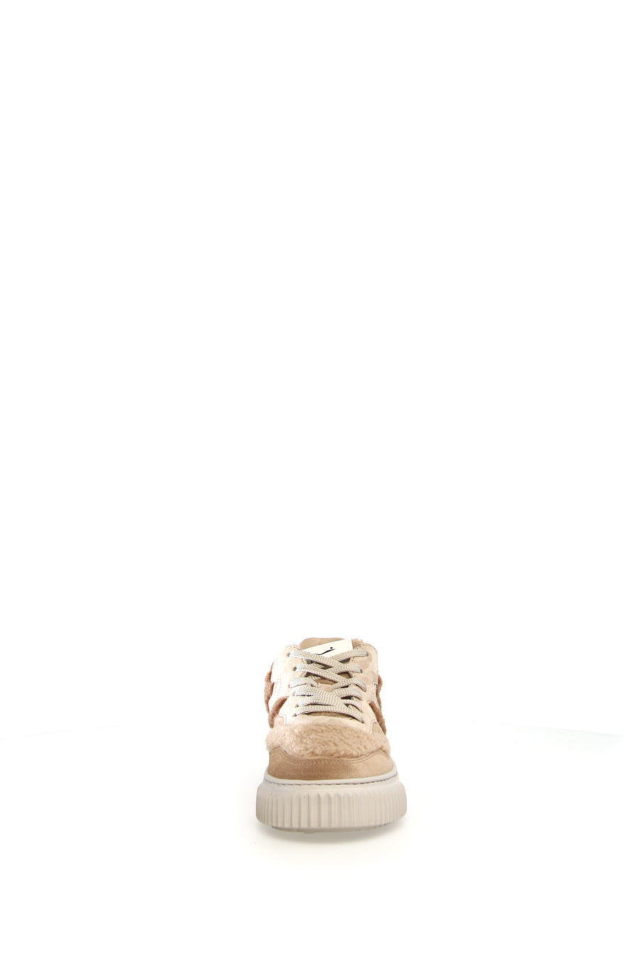 Sneakers Voile Blanche teddy brown Laura