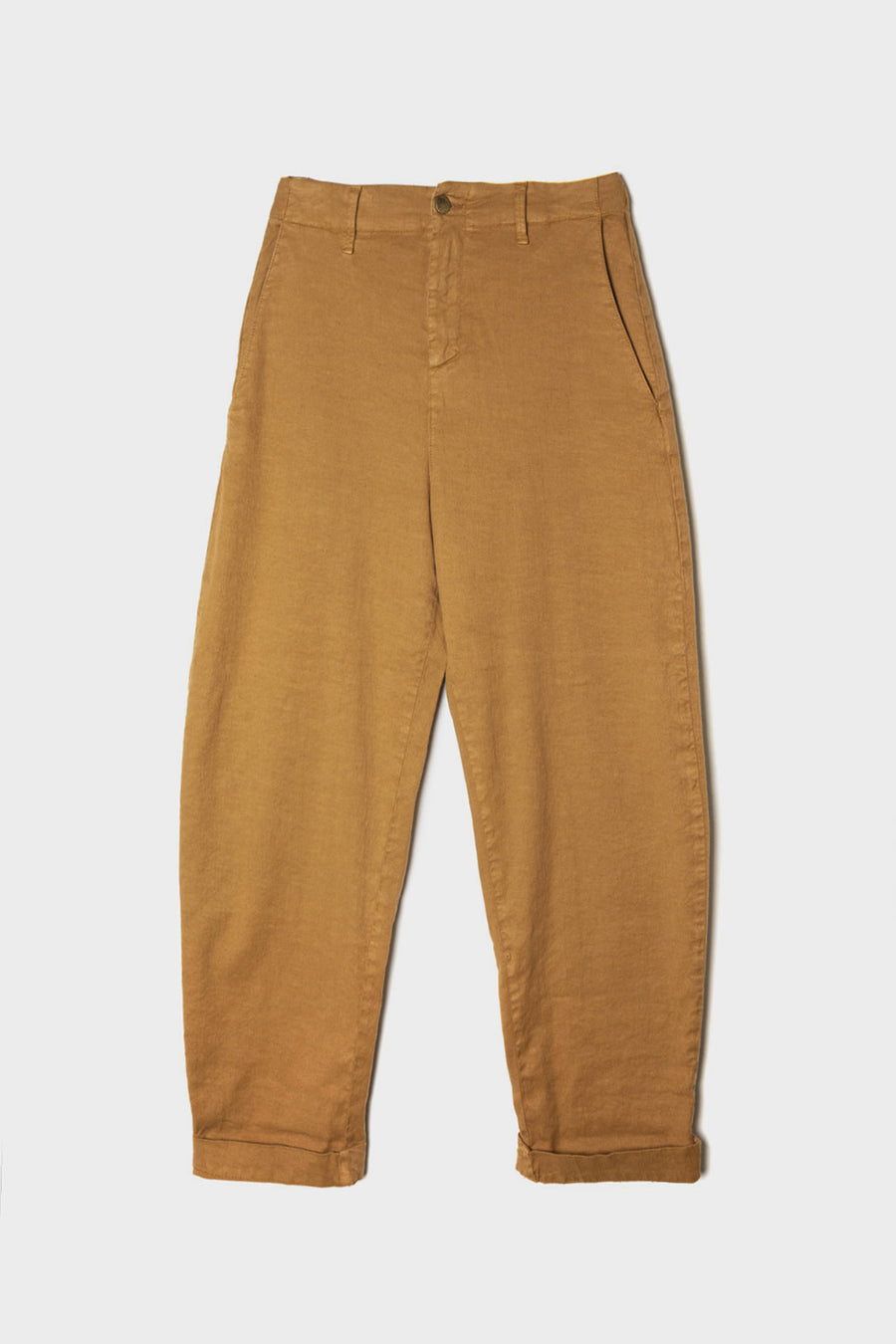 Pantalone PS in lino e cotone oro mia dyed