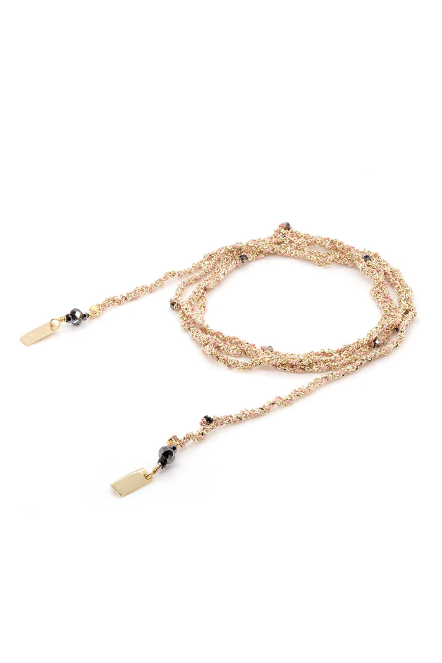 Collana Maria Laure Chamorel pink gold nude argento mls182