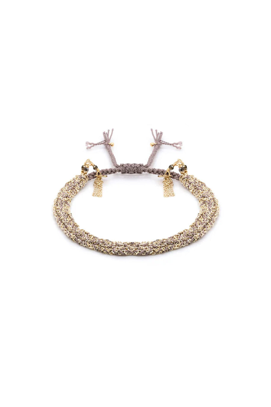 Bracciale Marie Laure Chamorel gold grey mls183