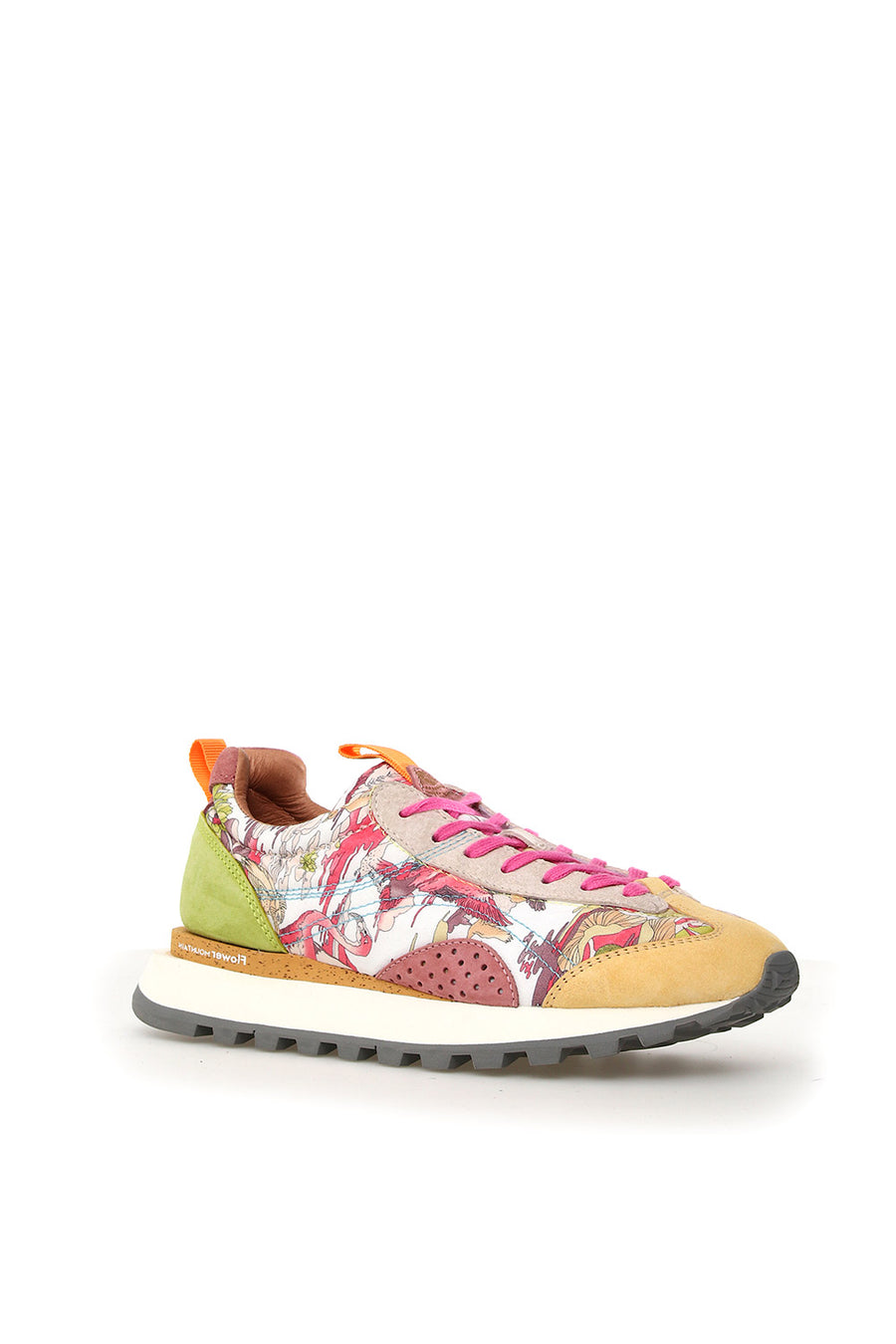 Sneakers Flower Mountain zen garden salmon multi new asuka