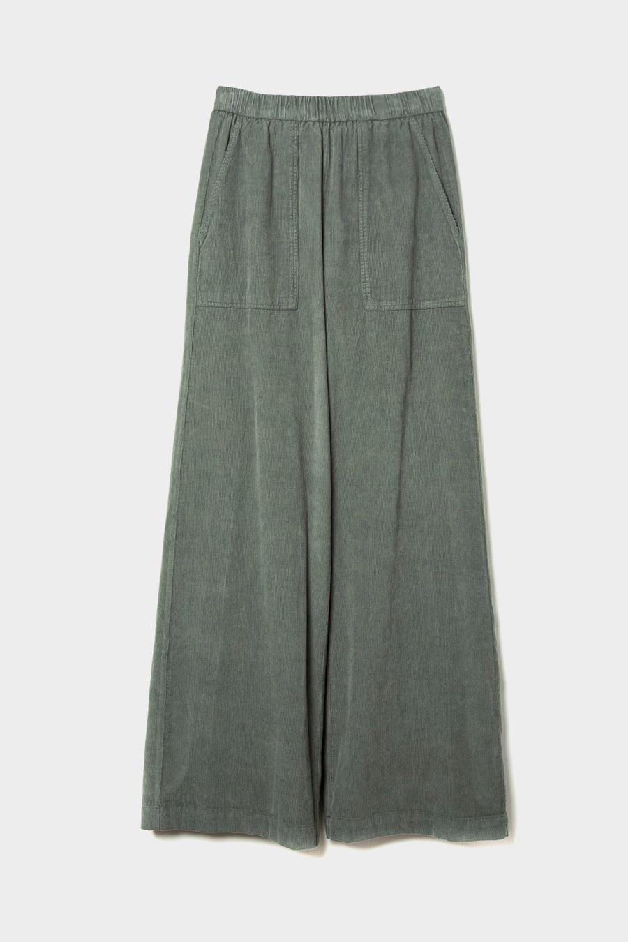 Pantalone Diega in velluto verde perillo 9505