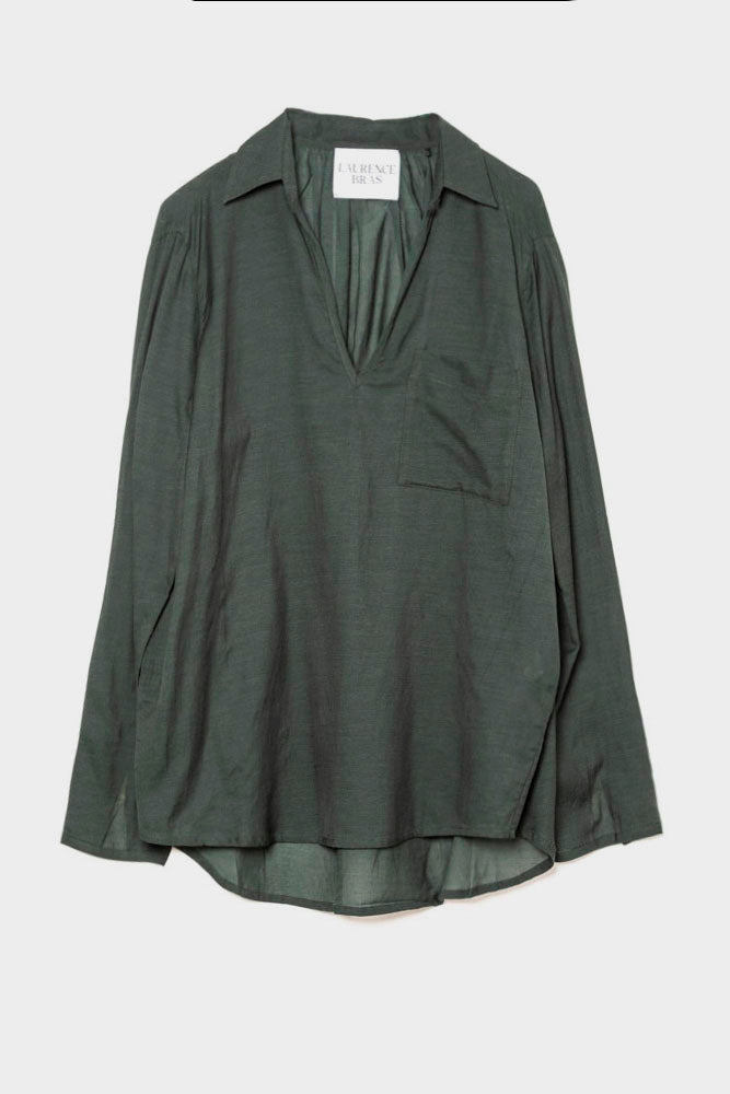 Camicia Laurence Bras verde PRINCETONBIS