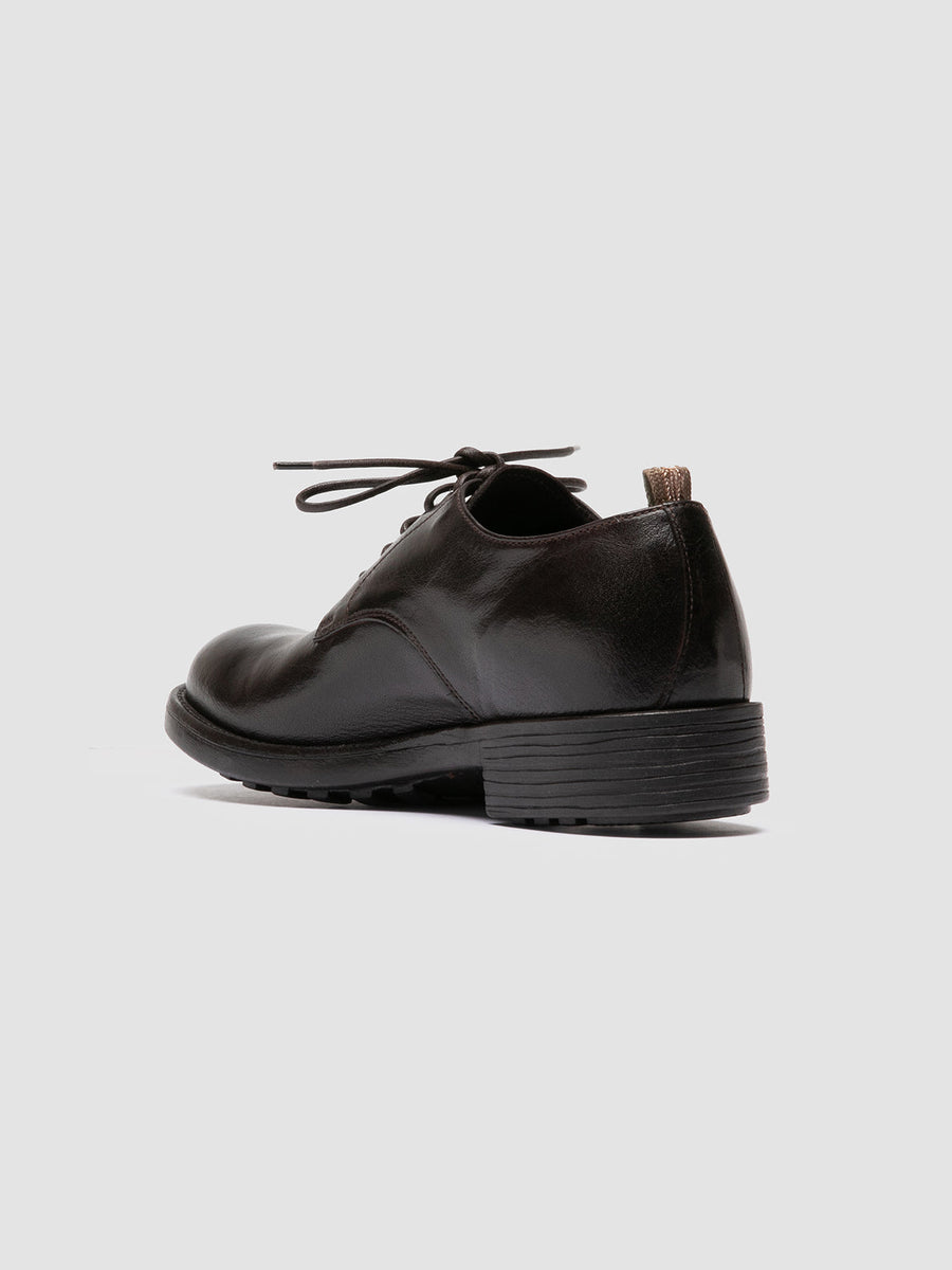 Scarpa lacci Officine Creative in pelle marrone sergeant 101