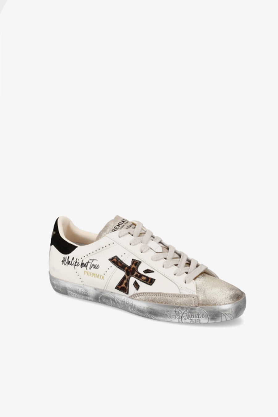 Sneakers Premiata bianco maculato stevend 7605