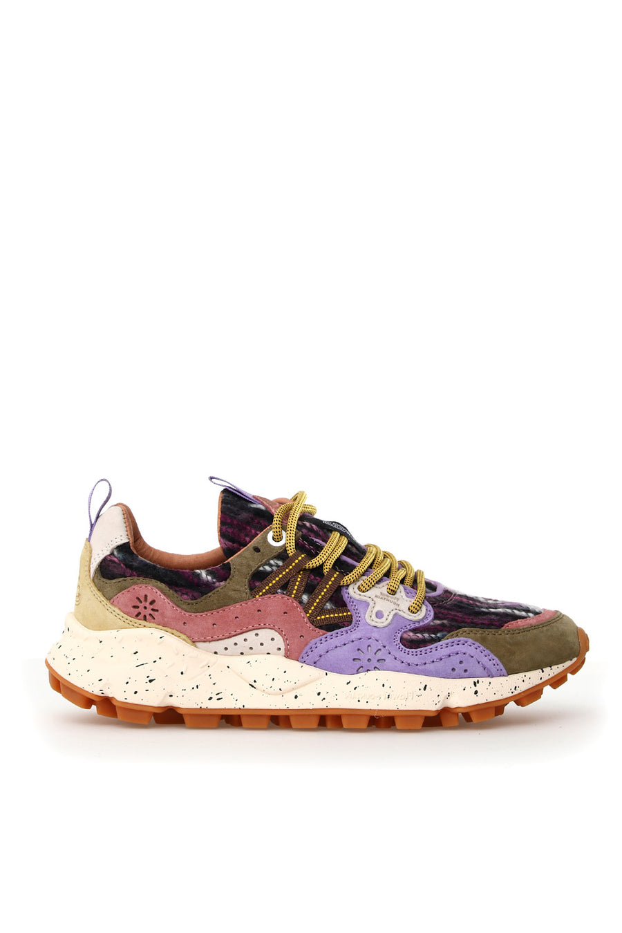 Sneakers Flower Mountain light brown violet Yamano 3