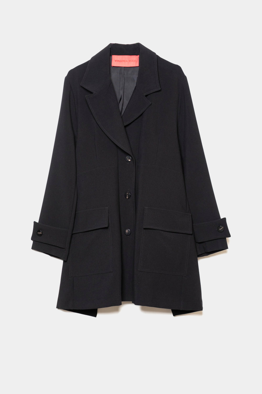 Cappotto Virginia Bizzi nero VA8213