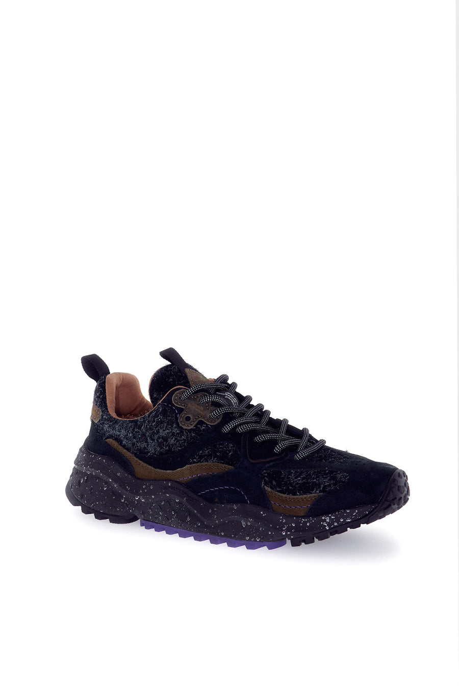 Sneakers Flower Mountain black wave