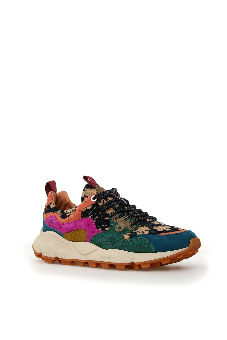 Sneakers Flower Mountain navy green violet Yamano 3