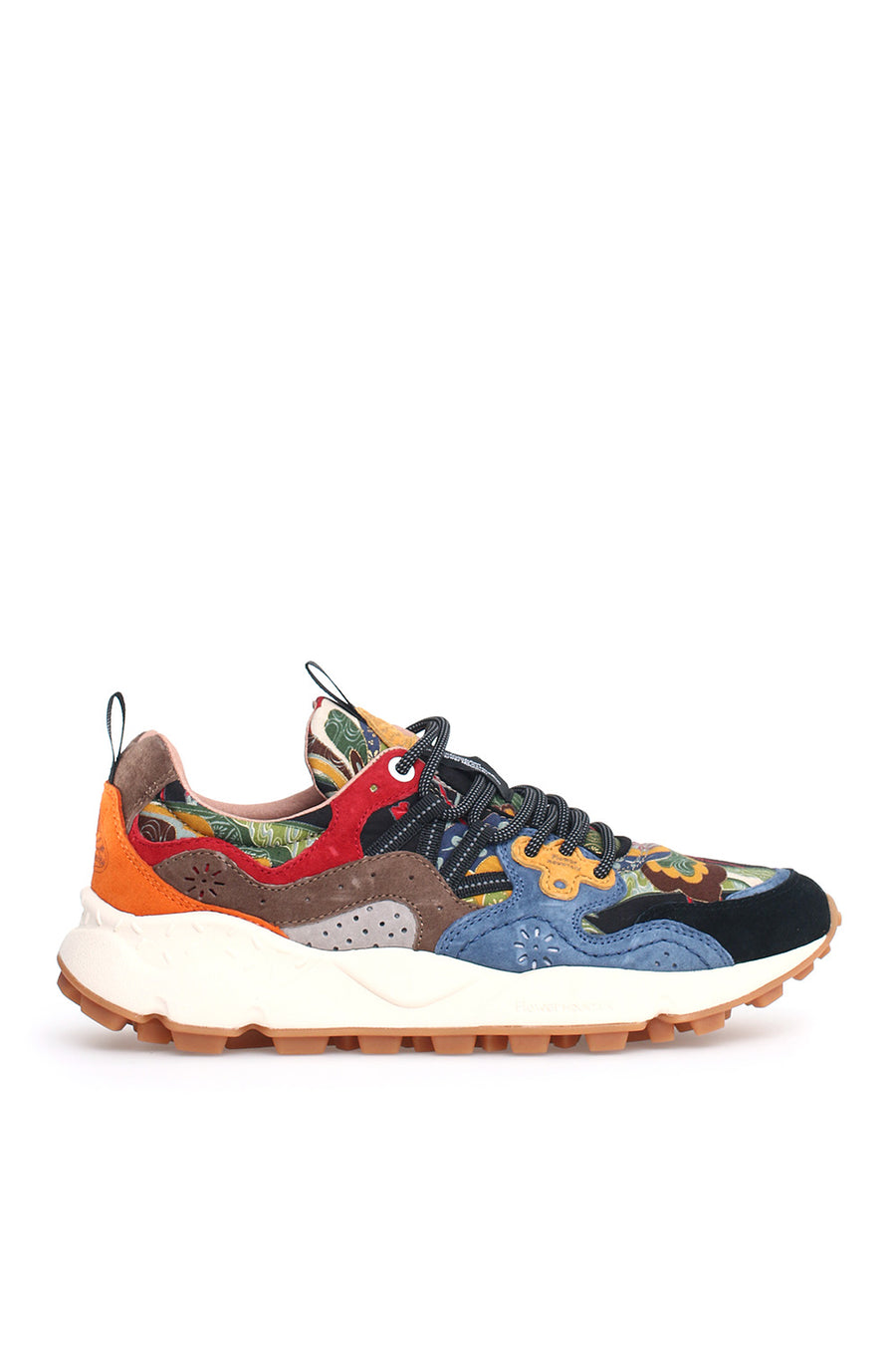 Sneakers Flower Mountain in suede e mesh multicolor Yamano 3
