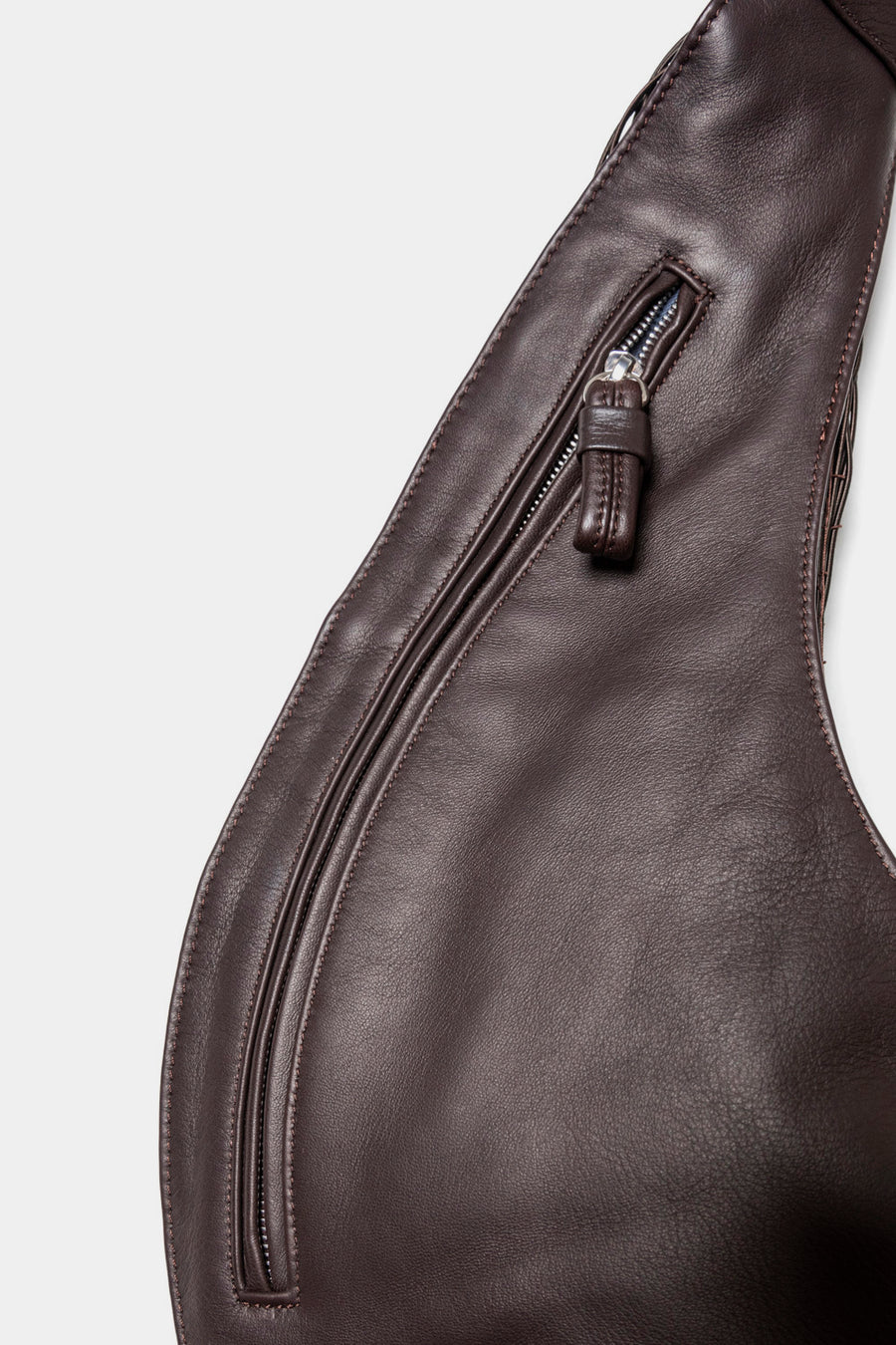 Borsa a spalla Mariana Mendez dark brown bivalda