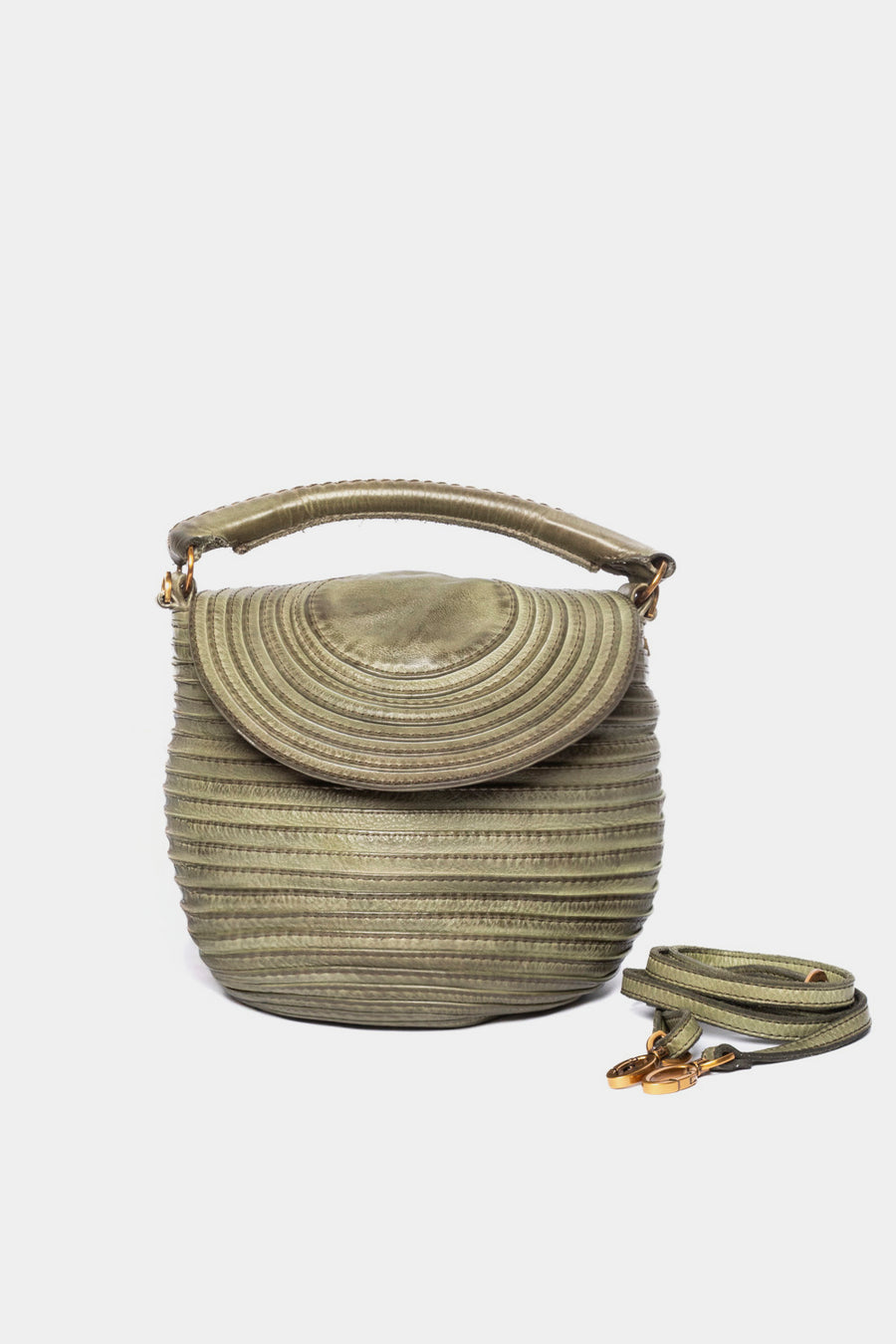 Borsa a mano e tracolla Majo  dark kaki BOPA0921