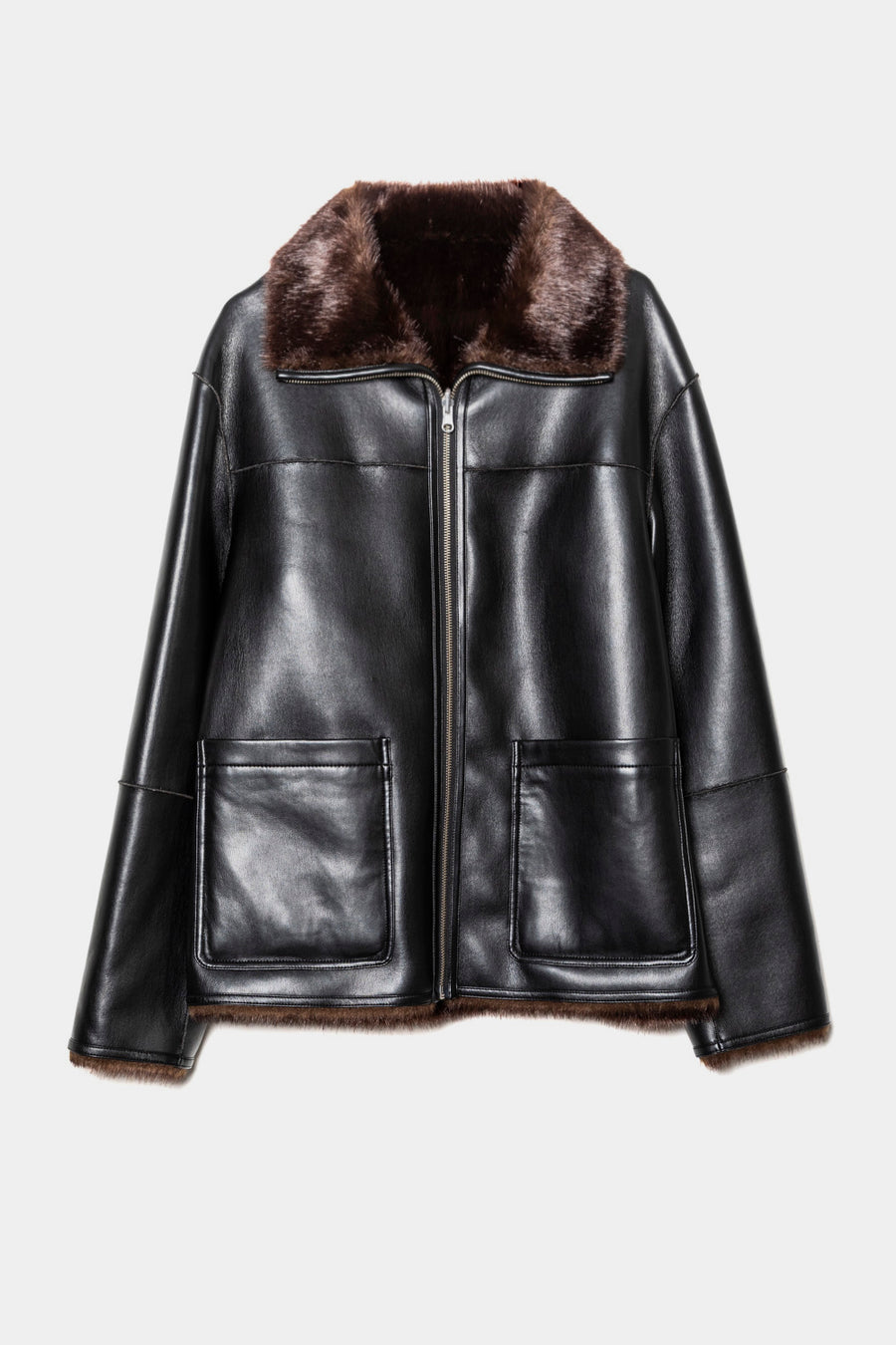 Giacca Stand Studio nero e marrone brella