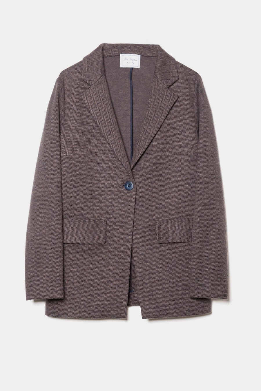 Giacca  Post Scriptum  blu cuoio GC 6 MAGAL