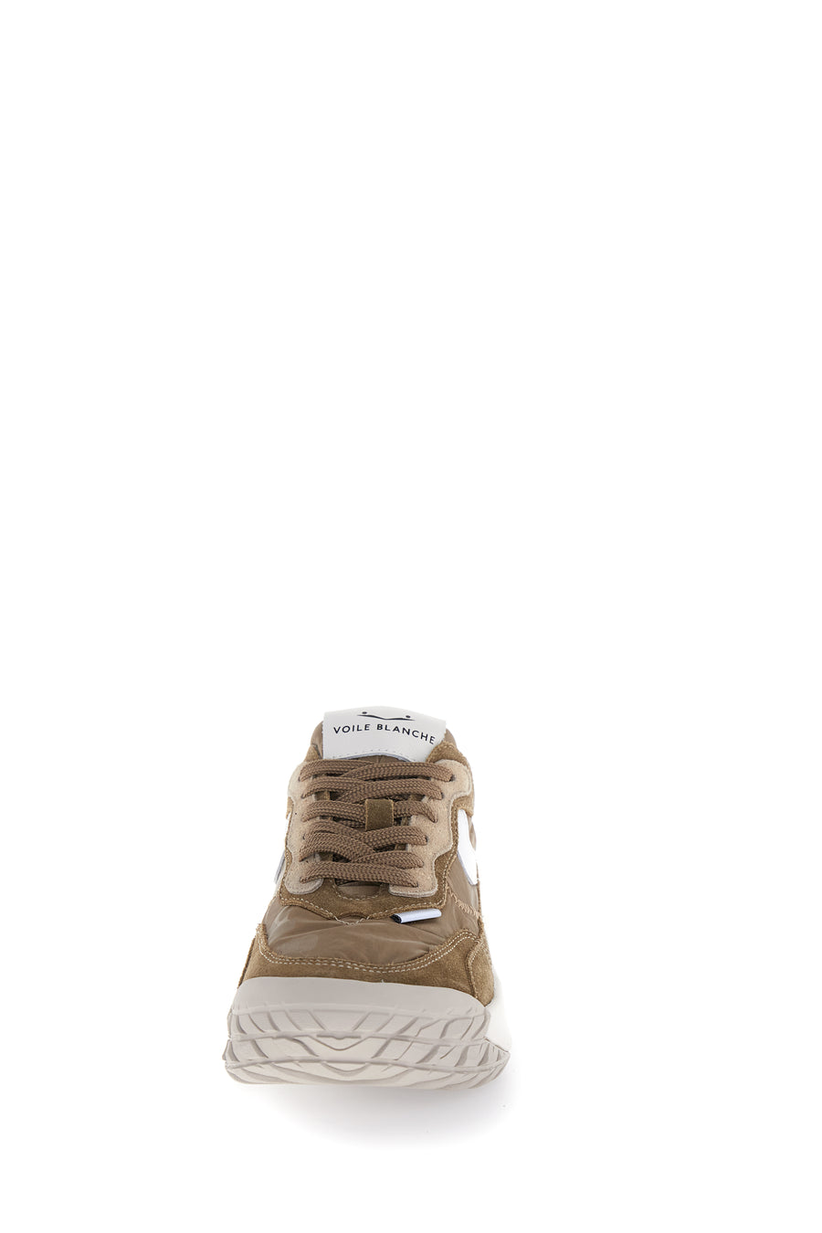 Sneakers Voile Blance brown gold club act