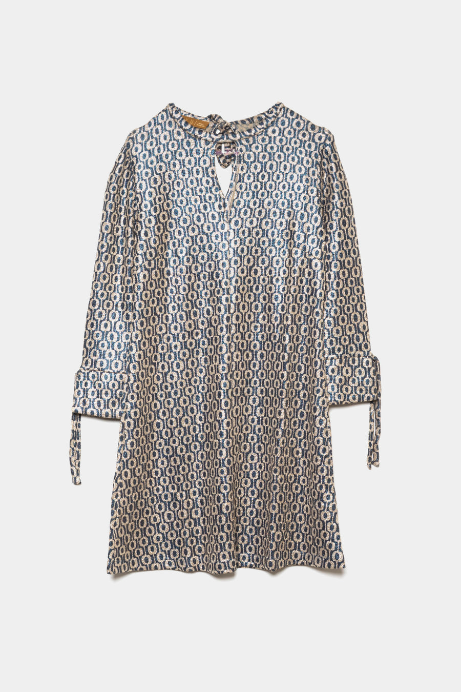 Abito Siyu oro blu lurex DILEMA PAILLETES 1101