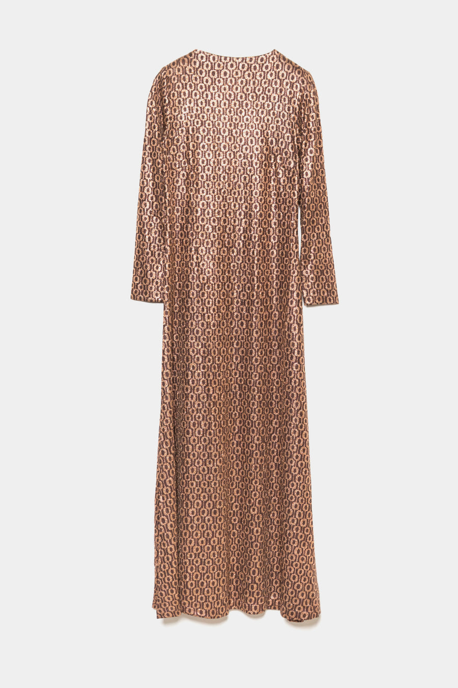 Abito Siyu marrone oro DILEMA PAILLETES 1206