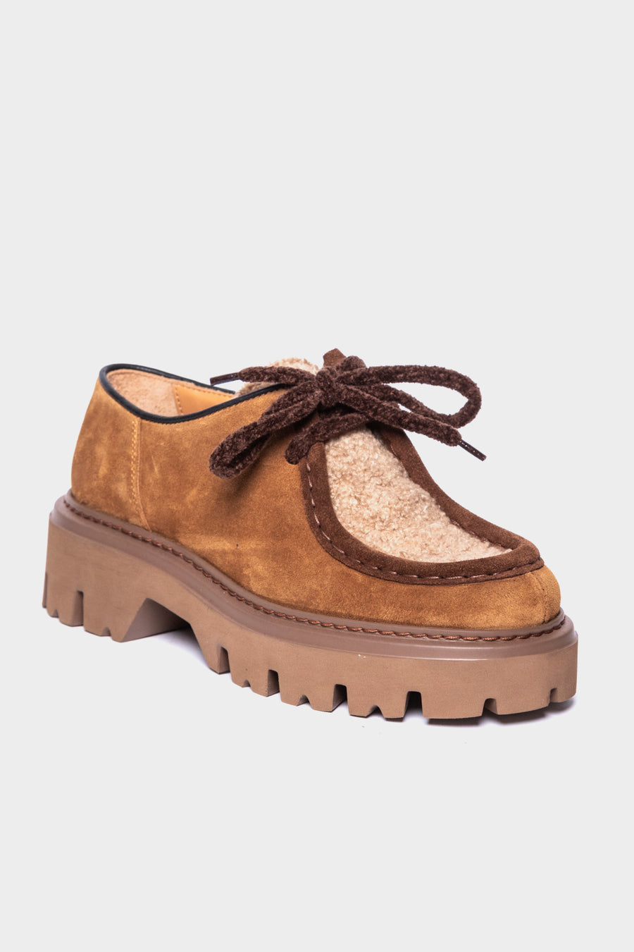 Scarpa stringata Alexandra camel dora