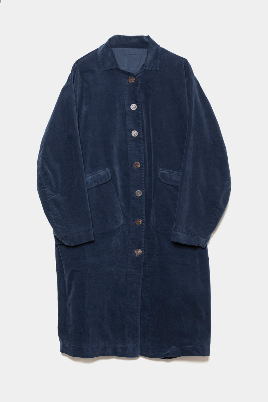 Cappotto Hannon Wessel in velluto navy f25326
