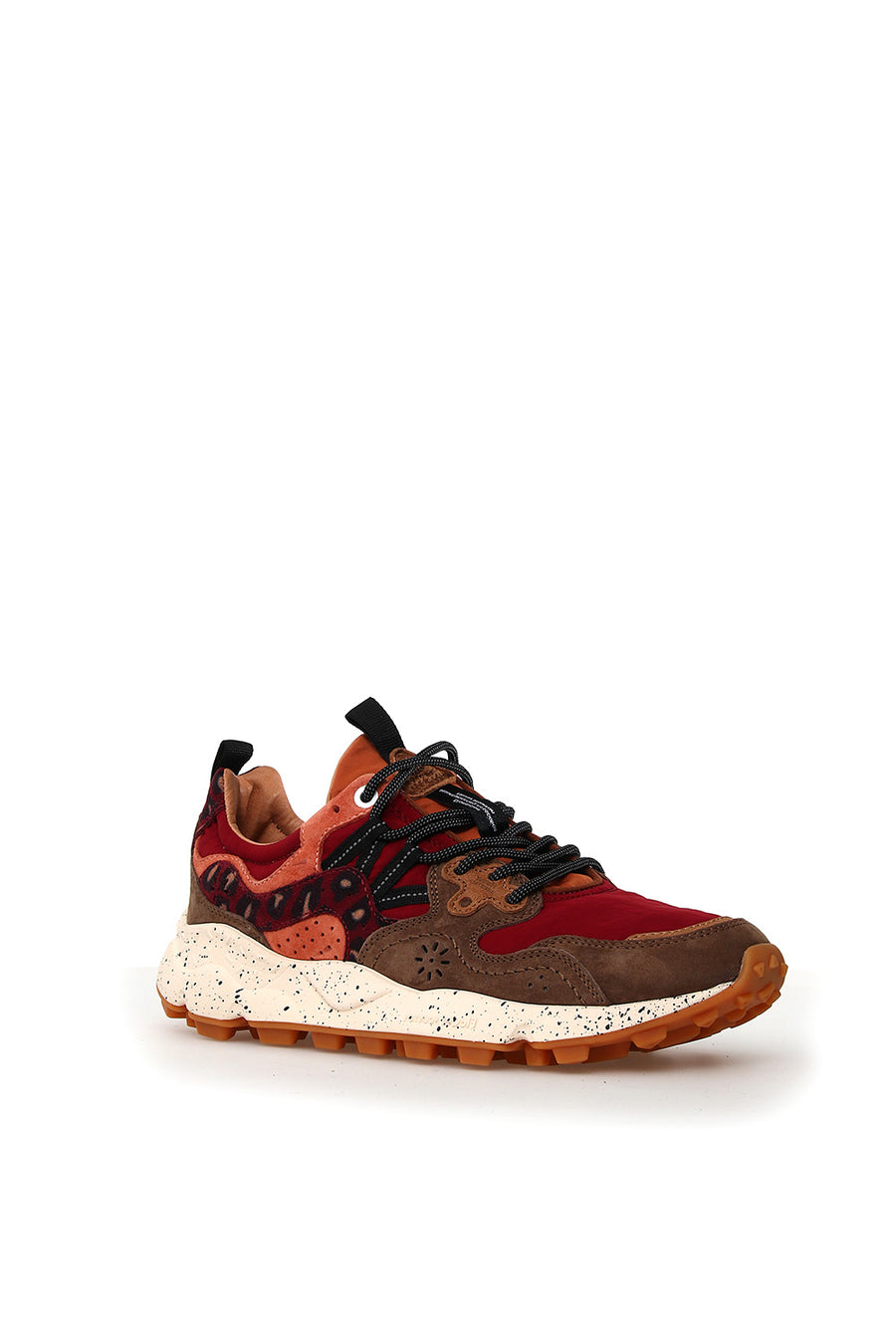 Sneakers Flower Mountain brown e cream Yamano 3